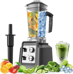 Blenders for Kitchen, Smoothie Blender - 1800W Professional Countertop Blender with 68oz Dishwasher-Safe Pitcher, Ice Crusher for Frozen Drinks & Smoothies, Overheat Protection