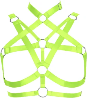 Body Harness for Women Bra Lingerie cage Top Punk Plus Size Chest Strap Belts Halloween Festival Rave Photography Dance
