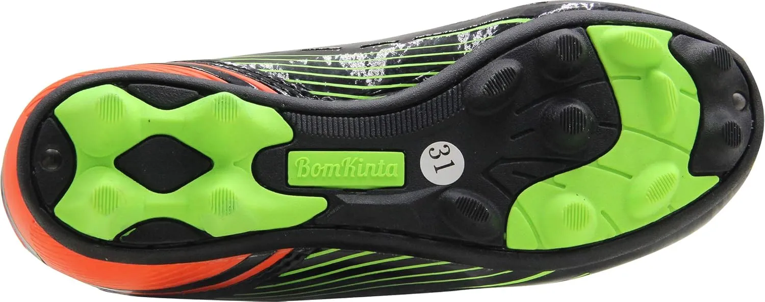 BomKinta Kid's FG Soccer Shoes Athletic Outdoor Soccer Cleats