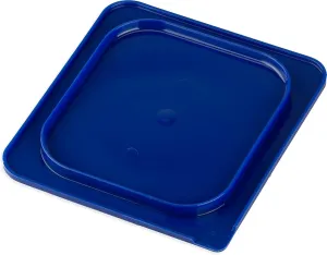 Carlisle FoodService Products Smart Lids Food Pan Lid for Storplus Pans for Kitchens, Restaurants, and Hotels, Polyethylene, 1/6 Size, Blue, (Pack of 6)