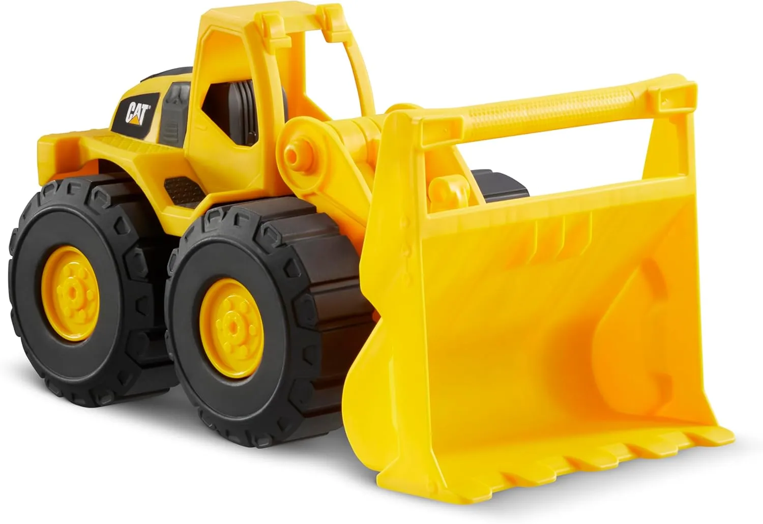 CAT Construction Toys, Construction Fleet 10" Front Loader Toy - Real Working Parts, Indoor/Outdoor, Sturdy Plastic for 2  Year Old Boys
