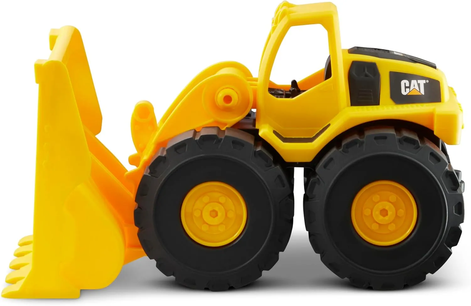 CAT Construction Toys, Construction Fleet 10" Front Loader Toy - Real Working Parts, Indoor/Outdoor, Sturdy Plastic for 2  Year Old Boys