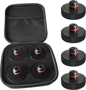Chirano Lifting Jack Pad for Tesla Model Y with 4680 Battery (Texas Built), Small Size Protrusion, 4 Pucks with Storage Case