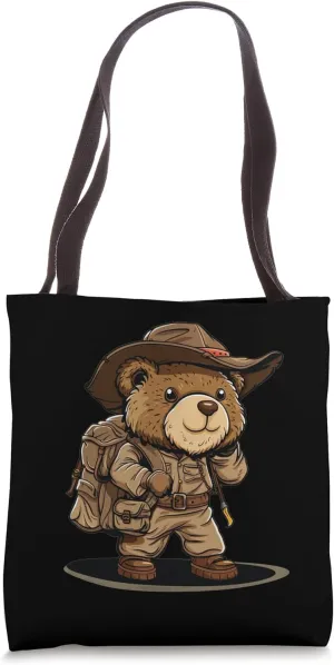 Cool Archaeologist Teddy for Explorers and Bears Lovers Tote Bag