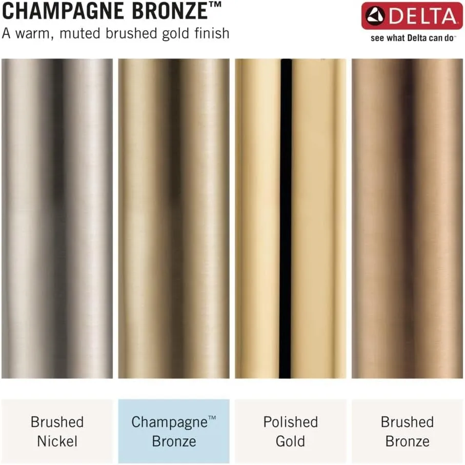 Delta 9178TV-CZ-DST Leland Kitchen Faucet, Voice, Champagne Bronze