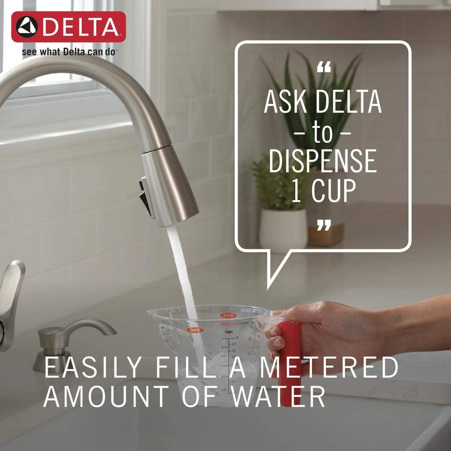 Delta 9178TV-CZ-DST Leland Kitchen Faucet, Voice, Champagne Bronze