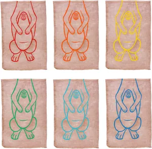 Disney Pixar Sack Race Party Games by GoSports - 6 Pack Bags for Kids - Mickey & Friends, Cars, and Roo Racers