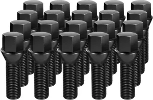 Dynofit 14x1.25 ET Wheel Lug Bolts for F22 F30 F10 M2 M3 M4 I3 I8 F80, 45mm Shiny Bolts Compatible with B-MW X1 X2 X3 X4 X5 X6,20pcs 14mmx1.25 Aftermarket Long Wheel Bolt Set for 2 Series to 7 Series