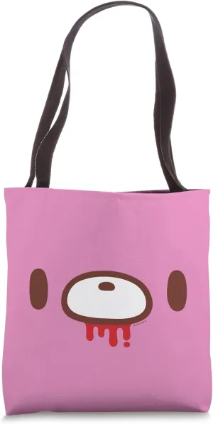 Gloomy Bear The Naughty Grizzly Face Print Anime Manga Tote Bag