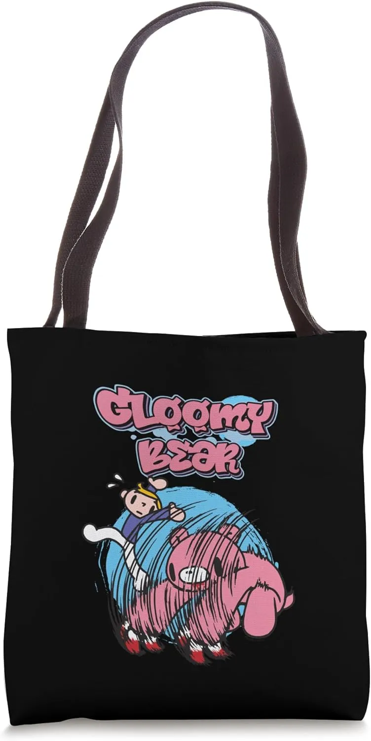 Gloomy Bear The Naughty Grizzly Pity Escaping Claws Anime Tote Bag