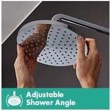 hansgrohe Vernis Blend Shower Set 1.75 GPM, 1-Spray Full Shower Trim Kit in Chrome, 04956000