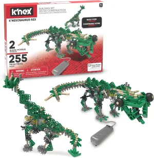 K'NEX - K'NEXosaurus Rex, Motorized Dinosaur Set ‚ 255 Pieces, STEM Building, Engineering Play, Kid Construction Set‚ Ages 7 
