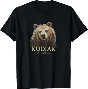 Kodiak Alaska Shirt, Grizzly Bear Kodiak Alaska t-shirt T-Shirt