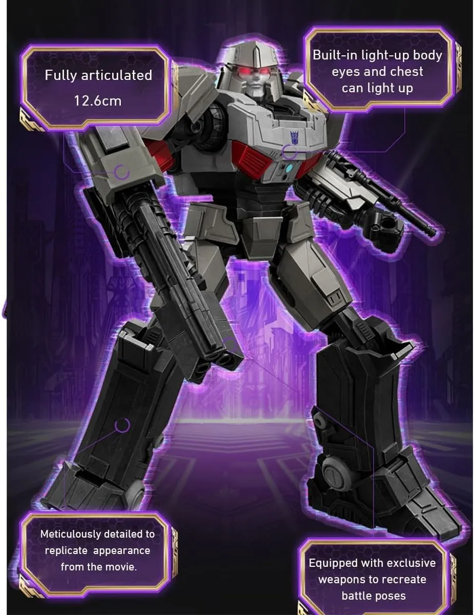 LEBOO Origins One Megatron 4.96 inch Converting Action Figure Highly Articulated Assembly Model Kits, Beyond Edition