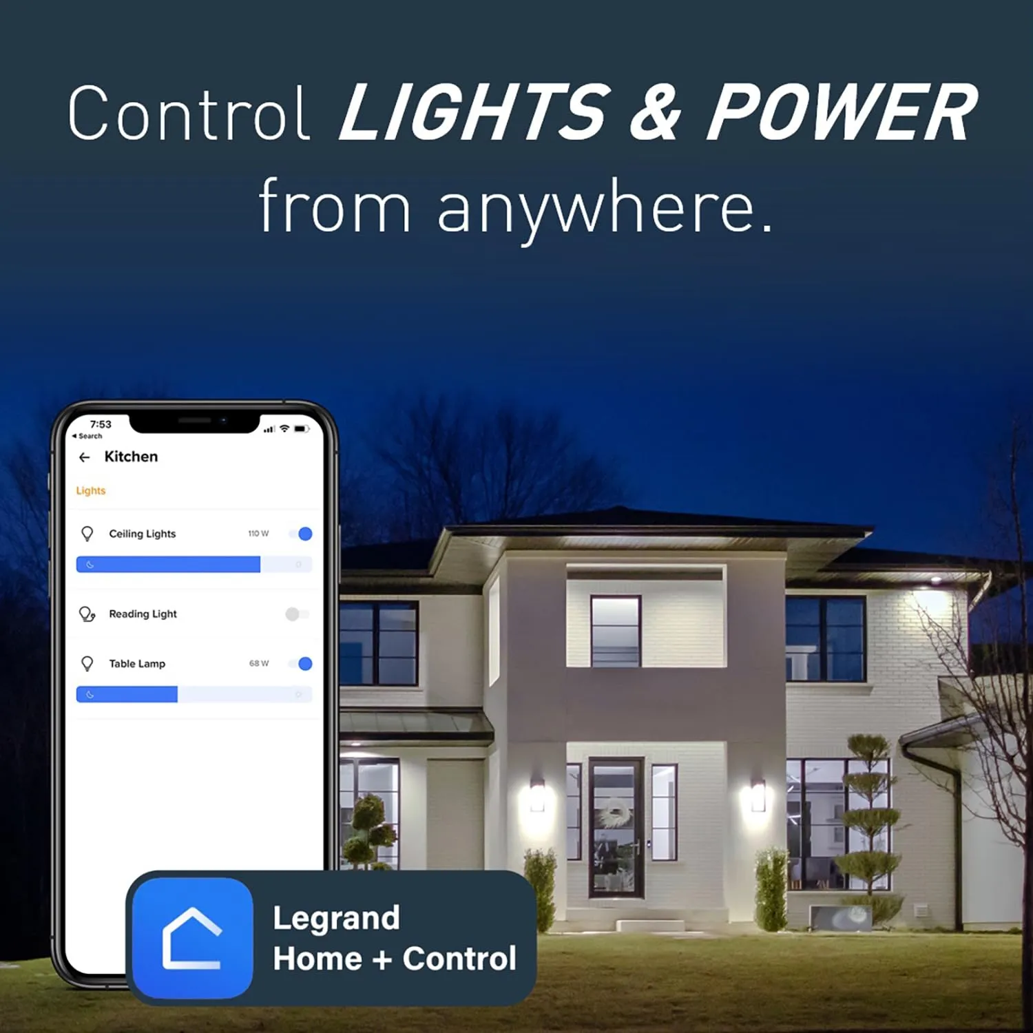 Legrand Radiant WNRL50NI Smart Tru-Universal Dimmer with Netatmo, Compatible with Alexa, Google Assistant & Apple HomeKit, Nickel (1 Count)