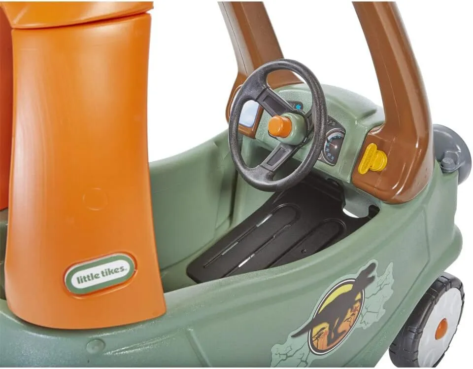 little tikes T-Rex Cozy Coupe by Dinosaur Ride-On Car for Kids, Multicolor Large