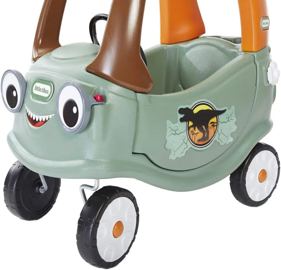 little tikes T-Rex Cozy Coupe by Dinosaur Ride-On Car for Kids, Multicolor Large