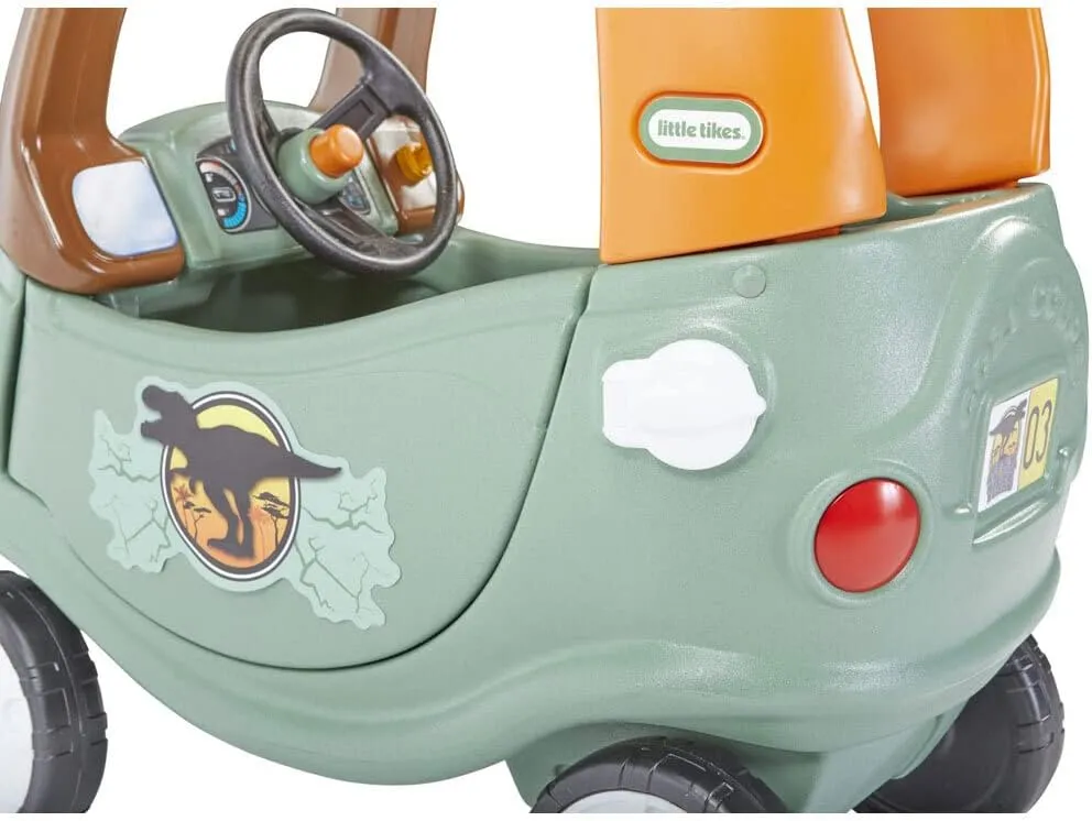 little tikes T-Rex Cozy Coupe by Dinosaur Ride-On Car for Kids, Multicolor Large