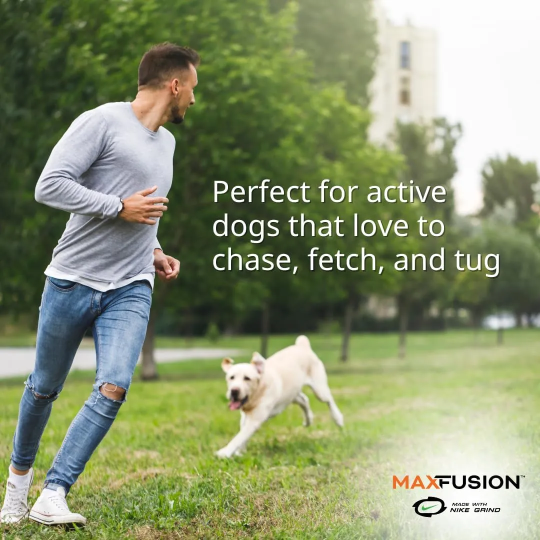 Max Fusion with Nike Grind, Arlee Cannon Treat Dispensing Dog Toy, Durable Dog Treat Toy, M