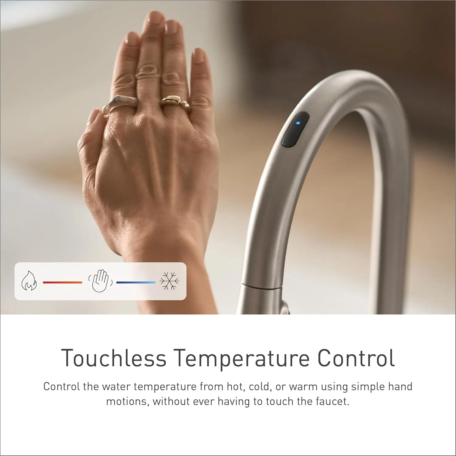 Moen Weymouth Oil Rubbed Bronze Smart Faucet Touchless Pull-Down Sprayer Kitchen Faucet with Voice and Motion Control, S73004EV2ORB