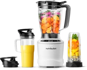 nutribullet SmartSense Blender Combo, 5-speed blender, 1400 Watt Matte White