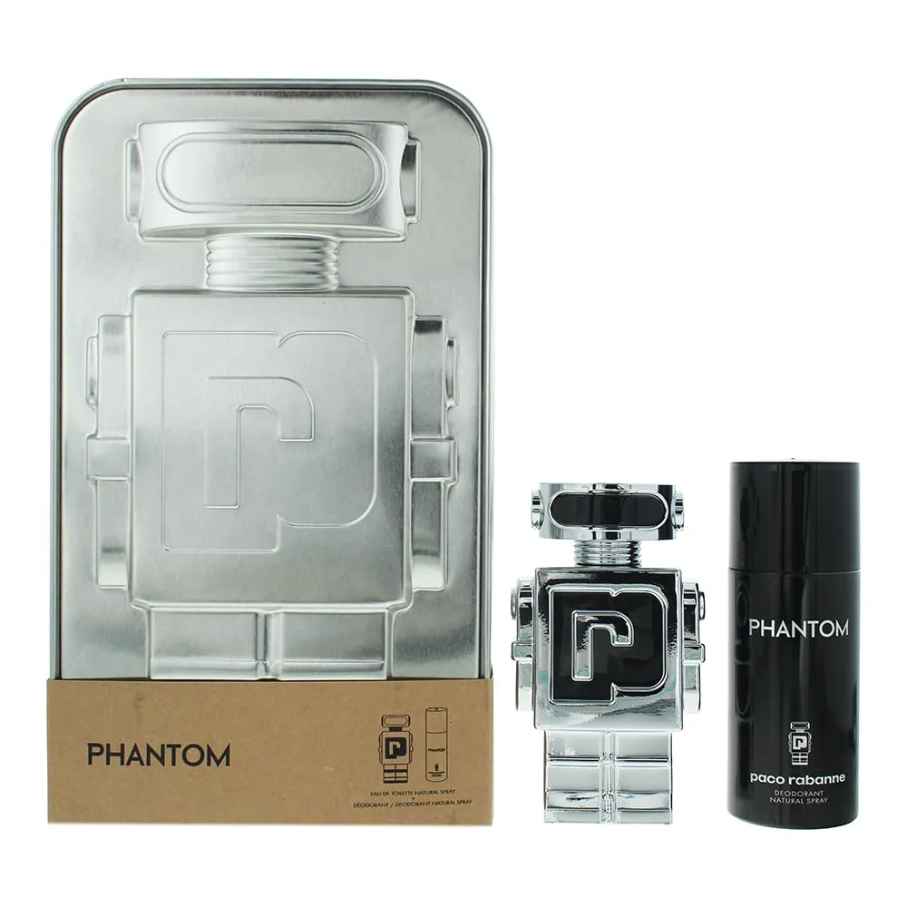 Paco Rabanne Phantom Men's 2-Pc Eau De Toilette Gift Set (3.4 oz)