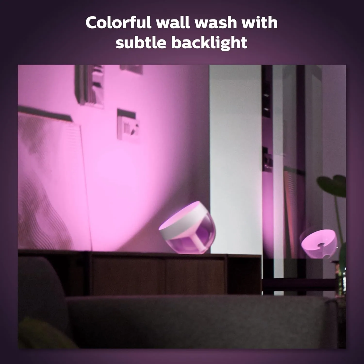 Philips Hue Iris Smart Table Lamp, White - White and Color Ambiance LED Color-Changing Light - 1 Pack - Control with Hue App - Works with Alexa, Google Assistant, and Apple Homekit