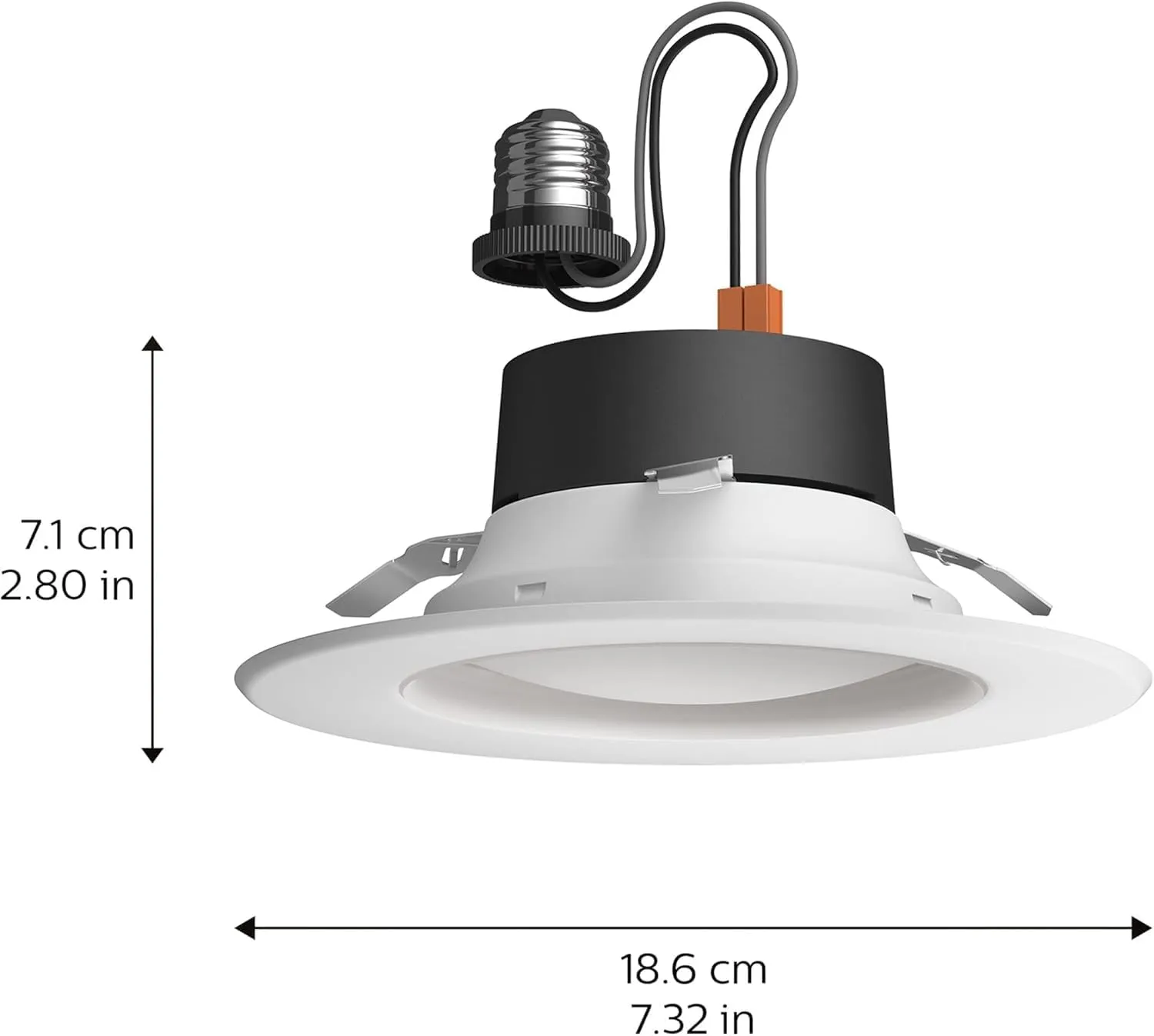 Philips Hue Smart 6 Inch LED Downlight - 4 Pack, Color-Changing, 1100LM - Control with App, Compatible with Alexa, Google Assistant, Apple HomeKit