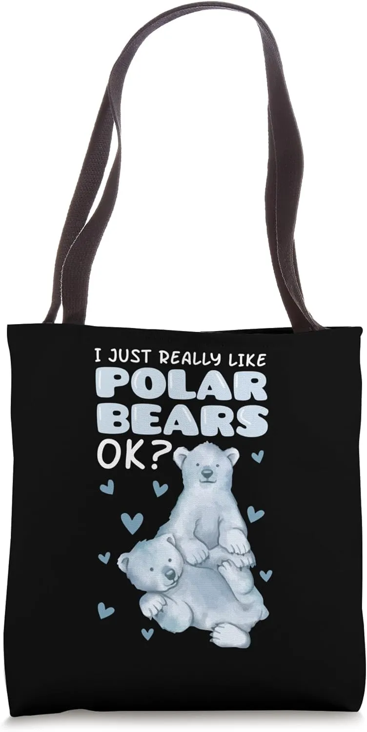 Polar Bear Specialist Biologist Expert Arctic Zoologist Tote Bag