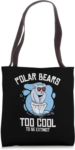 Polar Bears World Wildlife Day Arctic Wildlife Conservation Tote Bag