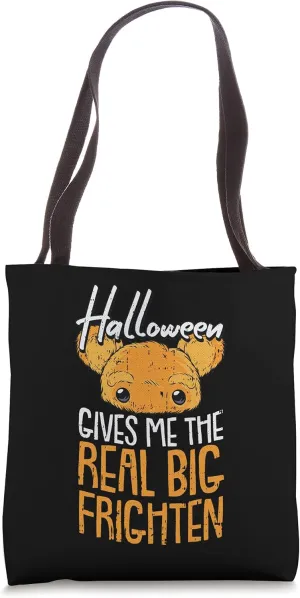 Real Big Frighten Lazy Halloween Costume Funny Teddy Bear Tote Bag