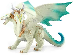 RECUR Bright Dragon Action Figurine, White Dragon Toys for Boys Girls Kids, RPG Figures Miniatures for Tabletop Display & Roleplaying, Collectors Toy Age 3  