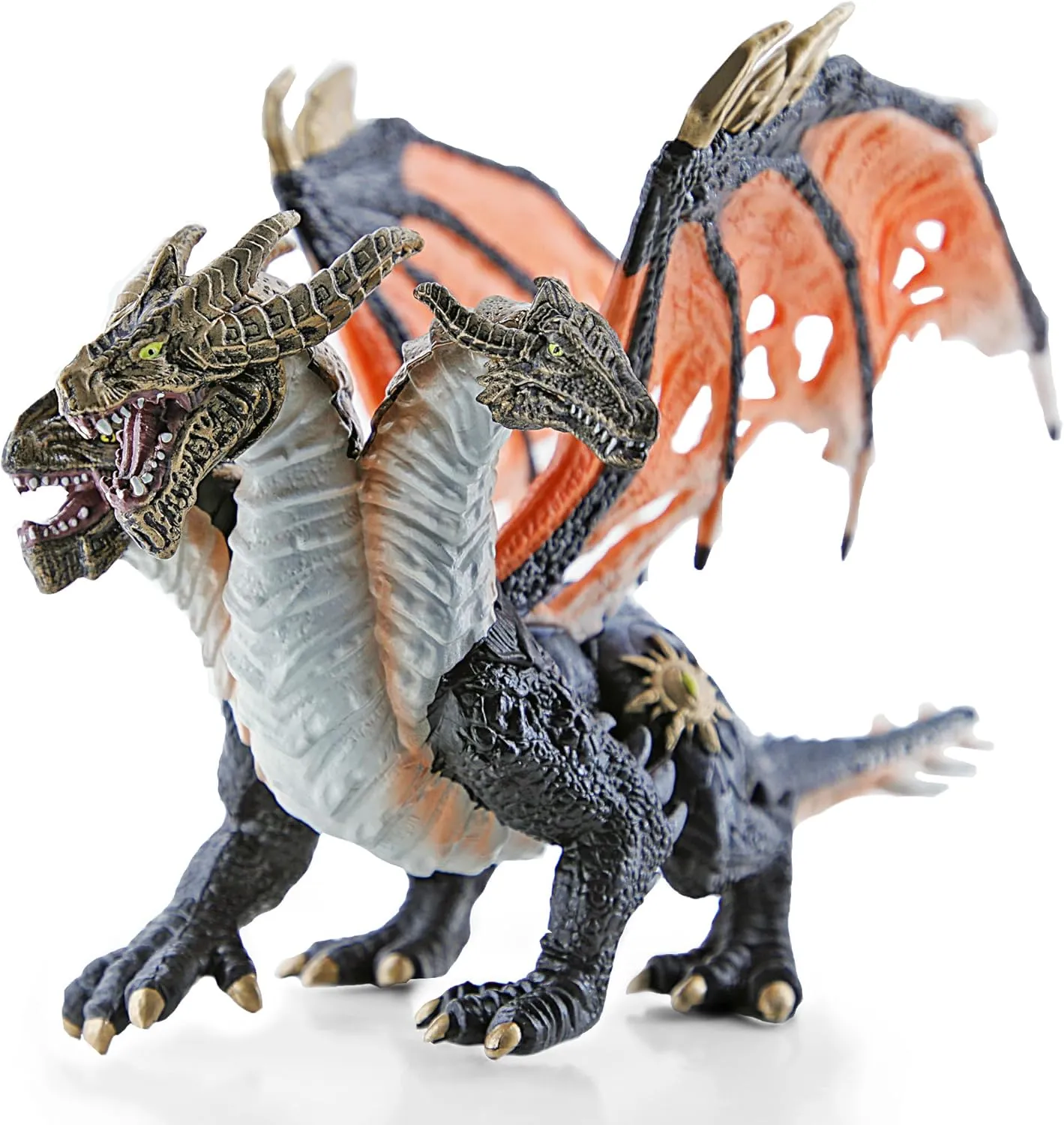 RECUR Devil Dragon Action Figurine, 9 Inch Statue Dragon Toys for Boys Girls Kids, RPG Figures Miniatures for Tabletop Display & Roleplaying, Collectors Toy Age 3  