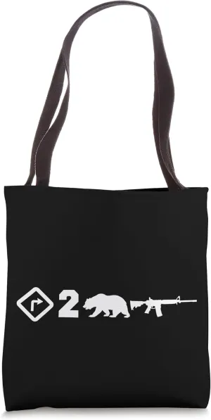 Right To Bear Arms Rifle By US Military, Veterans and Allies Tote Bag