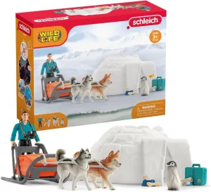 Schleich Wild Life Wild Animal Toy Playset for Boys and Girls Ages 3 , Antarctic Expedition with Arctic Animals