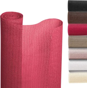 Smart Design Original Grip Shelf Liner - 18 Inch x 15 Feet - Non Adhesive, Strong Grip Bottom, Easy Clean Kitchen Drawer, Cabinet, Cupboard Dresser Protector Cover, Non Slip Rubber Mat - Very Berry