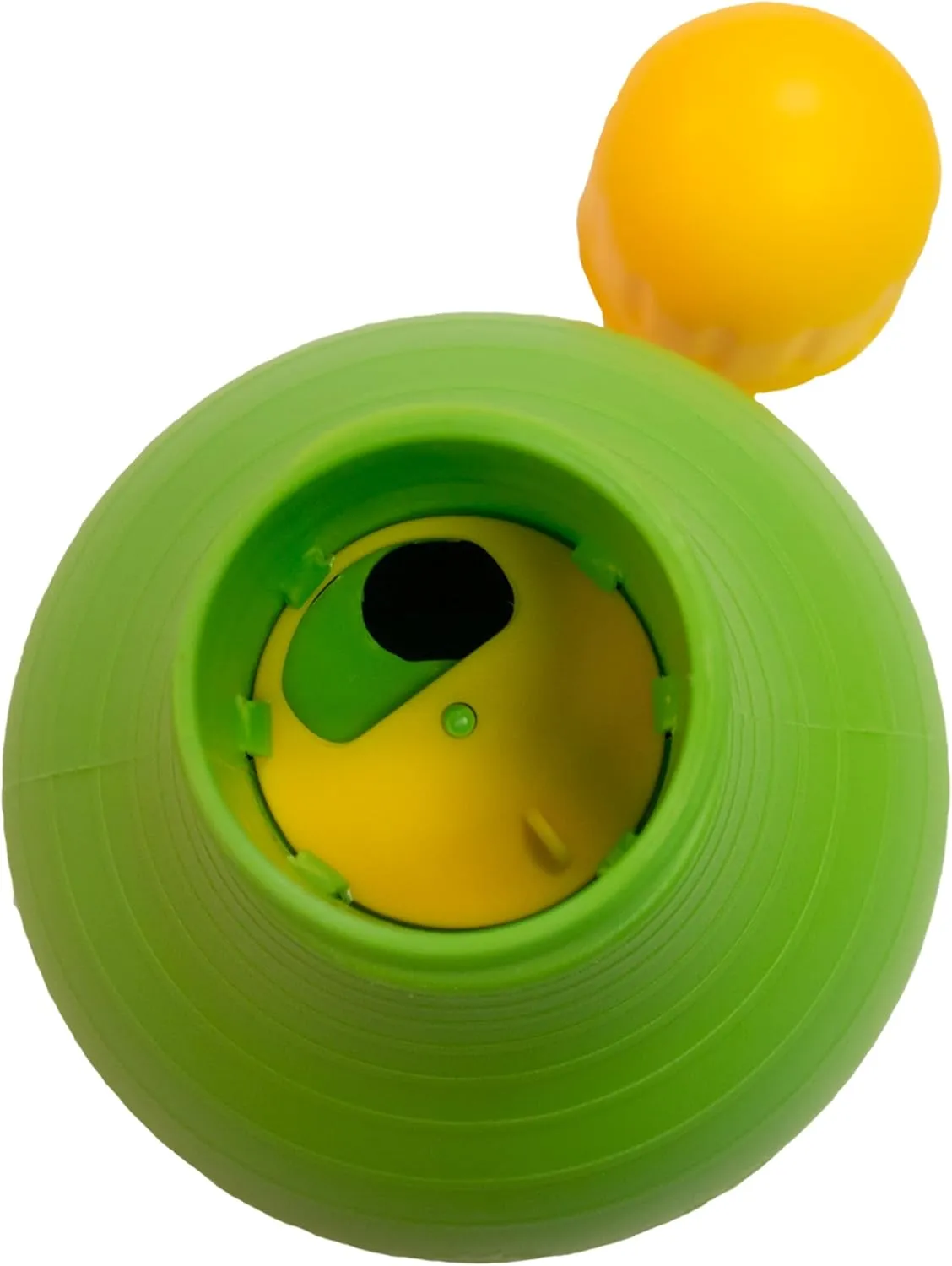 Starmark Bob-A-Lot Interactive Dog Pet Toy, Large, Yellow/Green/Purple