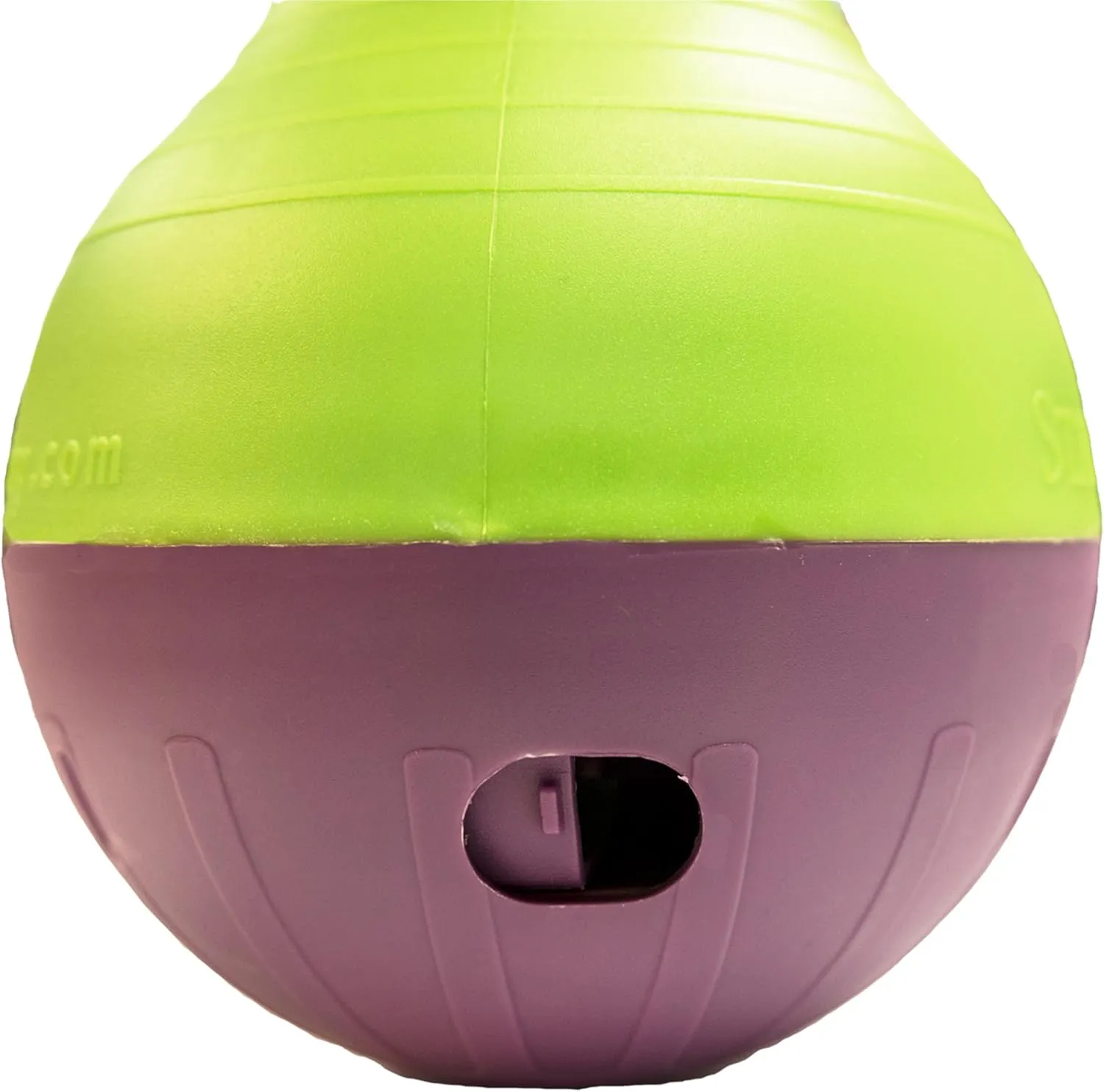 Starmark Bob-A-Lot Interactive Dog Pet Toy, Large, Yellow/Green/Purple