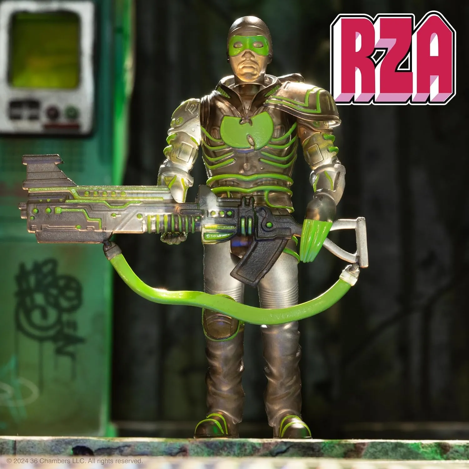 Super7 RZA Reaction Figures Wave 04 - Bobby Digital (Clear) Action Figure