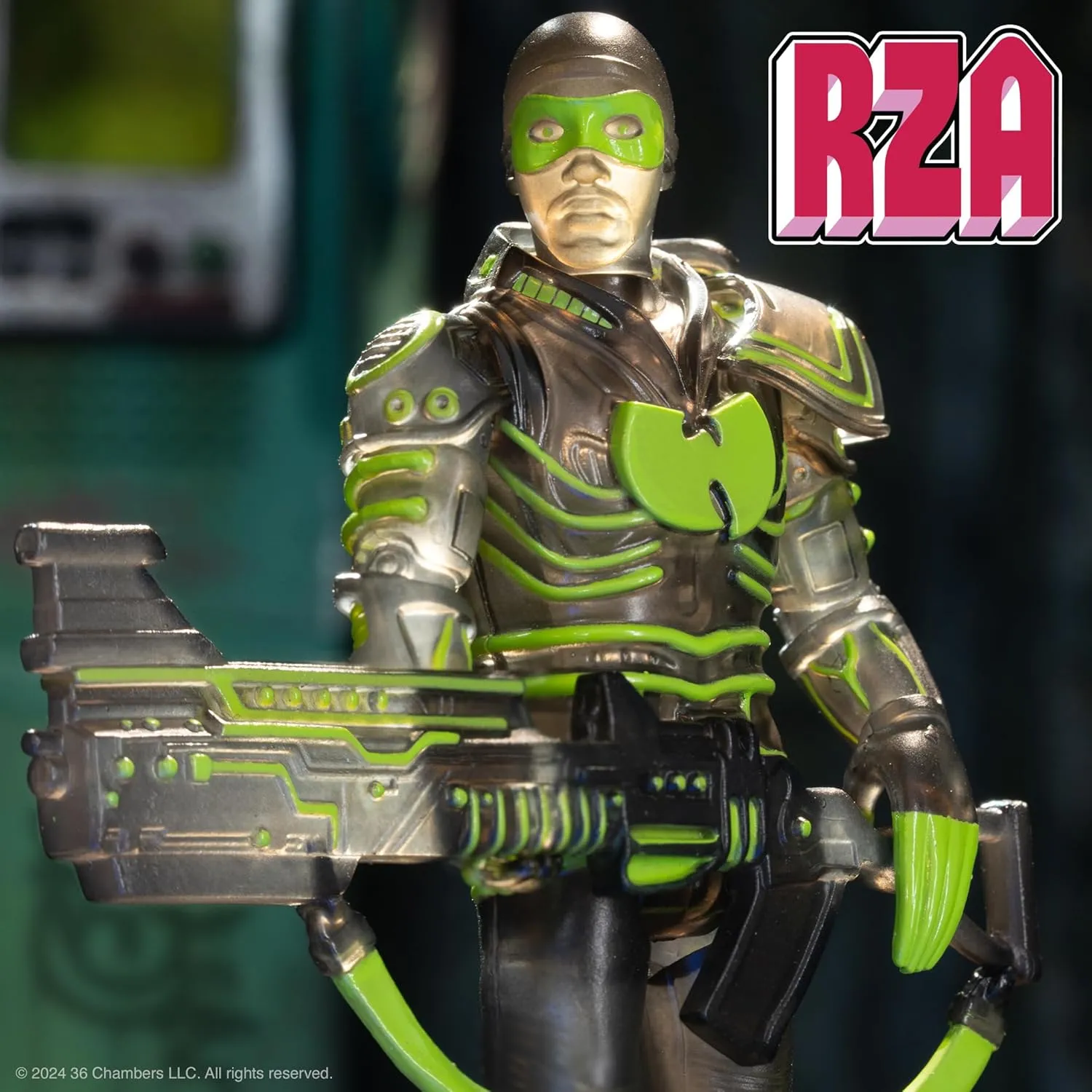 Super7 RZA Reaction Figures Wave 04 - Bobby Digital (Clear) Action Figure