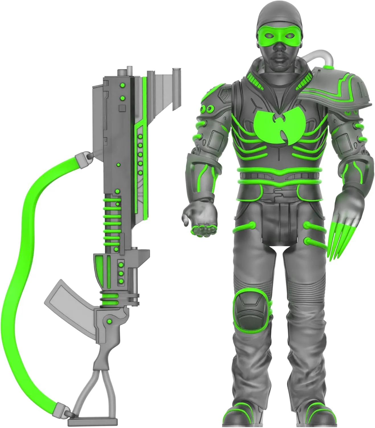 Super7 RZA Reaction Figures Wave 04 - Bobby Digital (Clear) Action Figure