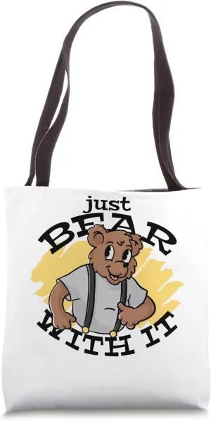 Supportive Bear Tote Bag