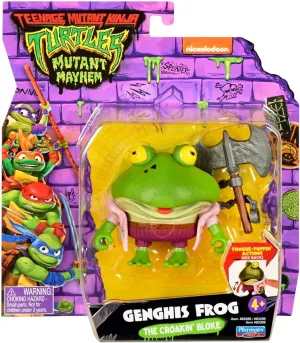 Teenage Mutant Ninja Turtles: Mutant Mayhem 4” Genghis Frog Basic Action Figure by Playmates Toys