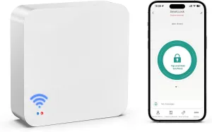 Tuya Gateway for Smart Door Lock -Remotely Control Smart Fingerprint Door Lock via Tuya App-Gateway Smart Hub Compatible