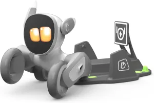 V24: The Most Advanced Smart Robot Pet Dog – Powered by GPT-4, Voice Command & Gesture Recognition, Real-time Interaction for Kids, Boys & Girls – Includes Charging Dock